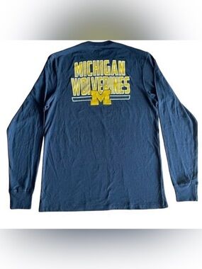 Michigan Wolverines NCAA Long Sleeve T-Shirt - Medium - NEW